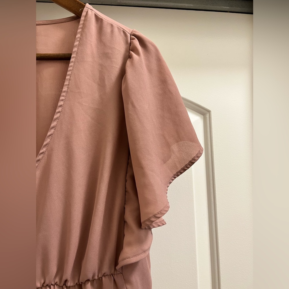Torrid Georgette Flutter Sleeve Button Down Blouse - Picture 7 of 10